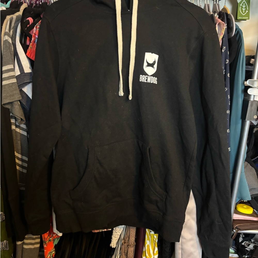 Brewdog Black Men's Hoodie ‘Drink Brewdog Kill Carbon’